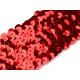Elastic sequin trim width 45 mm - Gold (1 Meter) Elastic sequin trim width 45 mm - Gold (1 Meter)