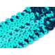Elastic sequin trim width 45 mm - Gold (1 Meter) Elastic sequin trim width 45 mm - Gold (1 Meter)