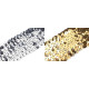 Elastic sequin trim width 45 mm - Gold (1 Meter) Elastic sequin trim width 45 mm - Gold (1 Meter)