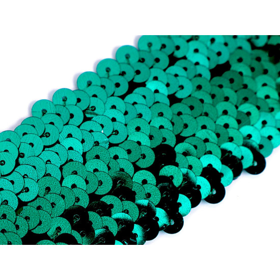 Elastic sequin trim width 45 mm - Gold (1 Meter) Elastic sequin trim width 45 mm - Gold (1 Meter)