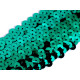 Elastic sequin trim width 45 mm - Gold (1 Meter) Elastic sequin trim width 45 mm - Gold (1 Meter)