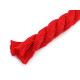 Twisted cotton cord / rope ø12 mm, macrame - Red (30 Meters) Twisted cotton cord / rope ø12 mm, macrame - Red (30 Meters)