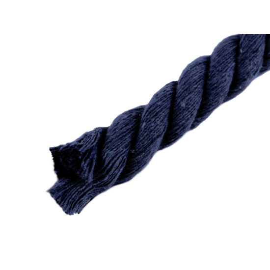 Twisted cotton cord / rope ø12 mm, macrame - Red (30 Meters) Twisted cotton cord / rope ø12 mm, macrame - Red (30 Meters)