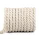 Twisted cotton cord / rope ø12 mm, macrame - Red (30 Meters) Twisted cotton cord / rope ø12 mm, macrame - Red (30 Meters)