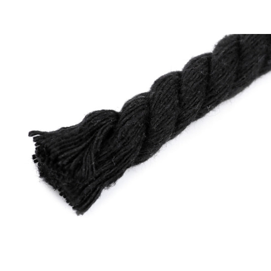 Twisted cotton cord / rope ø12 mm, macrame - Red (30 Meters) Twisted cotton cord / rope ø12 mm, macrame - Red (30 Meters)