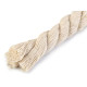 Twisted cotton cord / rope ø15 mm, macrame - Ecru light (10 Meters) Twisted cotton cord / rope ø15 mm, macrame - Ecru light (10 Meters)