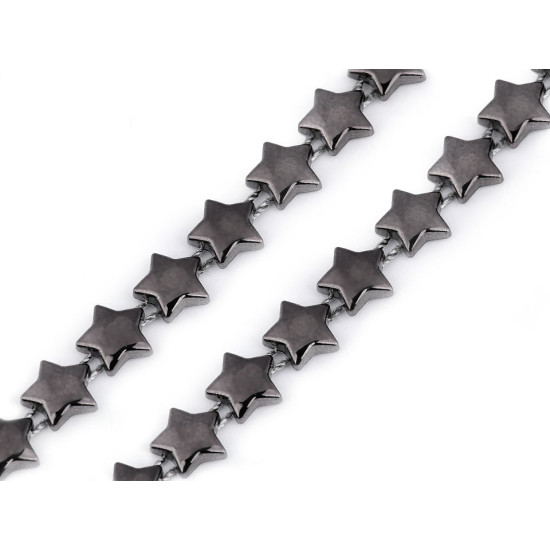 Christmas plastic star trimming width 10 mm - Gold lt. (9 Meters) Christmas plastic star trimming width 10 mm - Gold lt. (9 Meters)
