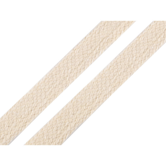Clothing cord flat width 11-15 mm - Lightgrey (10 Meters) Clothing cord flat width 11-15 mm - Lightgrey (10 Meters)