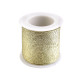 Cordoncino intrecciato, dimensioni: ø 1,5 mm, con filetto metallico - Oro (90 Metri) Cordoncino intrecciato, dimensioni: ø 1,5 mm, con filetto metallico - Oro (90 Metri)