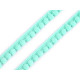 Taśma szerokość 11 mm z pomponami ø5 mm - White (1 Metr) Taśma szerokość 11 mm z pomponami ø5 mm - White (1 Metr)
