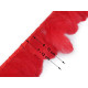 Taśma z piór - gęsie pióra szerokość 6-11 cm - Granatowy (9 Metry) Taśma z piór - gęsie pióra szerokość 6-11 cm - Granatowy (9 Metry)