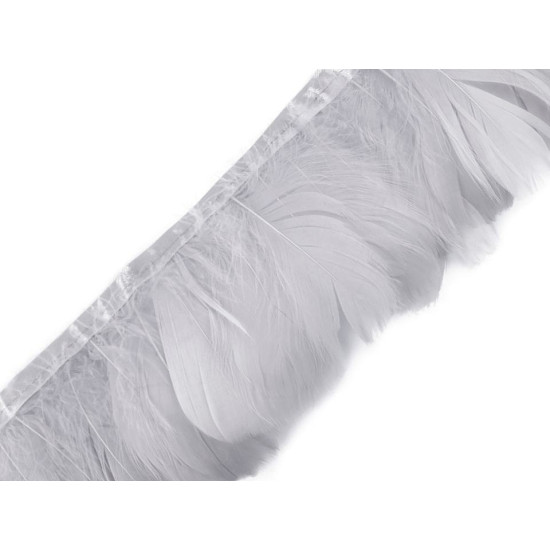 Taśma z piór - gęsie pióra szerokość 6-11 cm - Granatowy (9 Metry) Taśma z piór - gęsie pióra szerokość 6-11 cm - Granatowy (9 Metry)