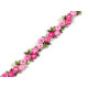 Emboidered 3d flower braid trimming width 15 mm - Light violet (27 Meters) Emboidered 3d flower braid trimming width 15 mm - Light violet (27 Meters)