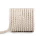 Twisted cotton cord / rope ø8 mm, macrame - Dark red (20 Meters) Twisted cotton cord / rope ø8 mm, macrame - Dark red (20 Meters)