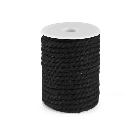 Twisted cotton cord / rope ø8 mm, macrame - Dark red (20 Meters) Twisted cotton cord / rope ø8 mm, macrame - Dark red (20 Meters)