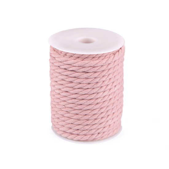 Twisted cotton cord / rope ø8 mm, macrame - Dark red (20 Meters) Twisted cotton cord / rope ø8 mm, macrame - Dark red (20 Meters)