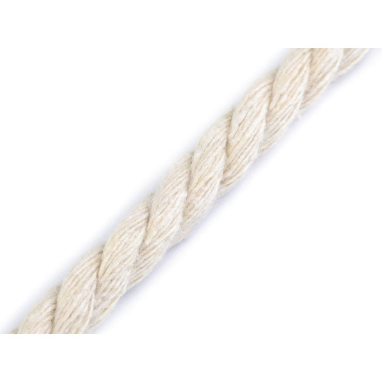Twisted cotton cord / rope ø8 mm, macrame - Dark red (20 Meters) Twisted cotton cord / rope ø8 mm, macrame - Dark red (20 Meters)