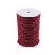 Twisted cotton cord / rope ø8 mm, macrame - Dark red (20 Meters) Twisted cotton cord / rope ø8 mm, macrame - Dark red (20 Meters)