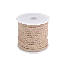 Twisted cotton cord / rope ø5 mm, macrame - Burlap (15 Meters)