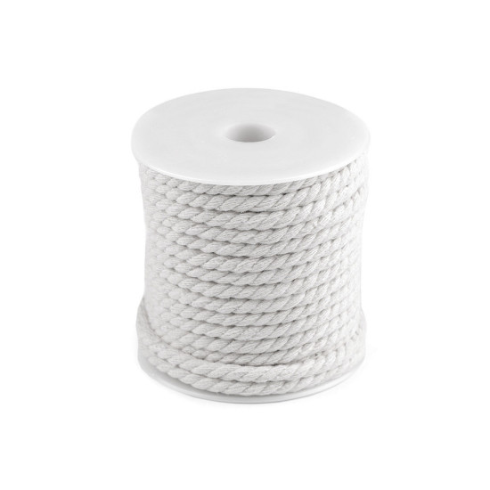 Twisted cotton cord / rope ø5 mm, macrame - Burlap (15 Meters) Twisted cotton cord / rope ø5 mm, macrame - Burlap (15 Meters)