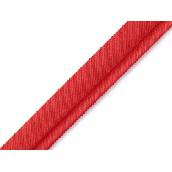 Wypustka atłasowa szerokość 10 mm - Czerwony (20 Metry)