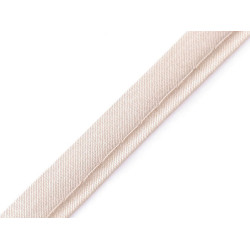 Wypustka atłasowa szerokość 10 mm - Ecru (20 Metry)