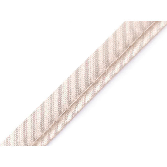Wypustka atłasowa szerokość 10 mm - Ecru (60 Metry) Wypustka atłasowa szerokość 10 mm - Ecru (60 Metry)