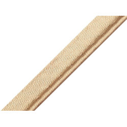 Wypustka atłasowa szerokość 10 mm - Beżowy nasycony (20 Metry)
