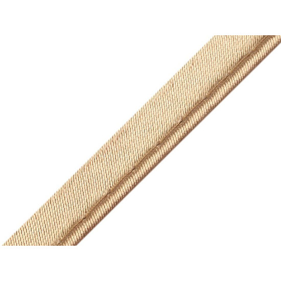 Wypustka atłasowa szerokość 10 mm - Ecru (60 Metry) Wypustka atłasowa szerokość 10 mm - Ecru (60 Metry)