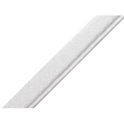 Wypustka atłasowa szerokość 10 mm - Mysi (20 Metry)