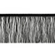 Fransen breite 12,5 cm - Schwarz (1 Meter) Fransen breite 12,5 cm - Schwarz (1 Meter)