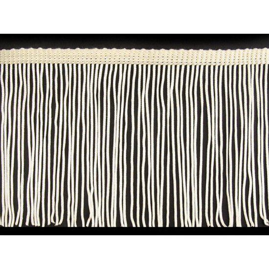 Fransen breite 12,5 cm - Schwarz (1 Meter) Fransen breite 12,5 cm - Schwarz (1 Meter)