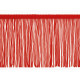 Fransen breite 12,5 cm - Schwarz (1 Meter) Fransen breite 12,5 cm - Schwarz (1 Meter)