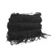 Fransen breite 12,5 cm - Schwarz (1 Meter) Fransen breite 12,5 cm - Schwarz (1 Meter)