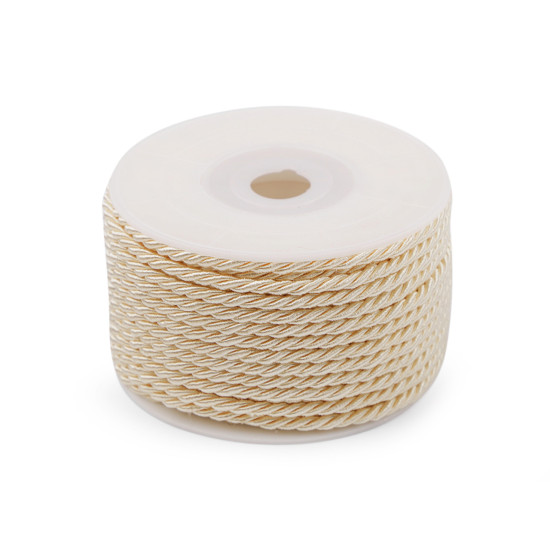 Twisted cord / string ø3 mm - Black (20 Meters) Twisted cord / string ø3 mm - Black (20 Meters)