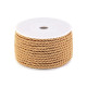 Twisted cord / string ø3 mm - Black (20 Meters) Twisted cord / string ø3 mm - Black (20 Meters)
