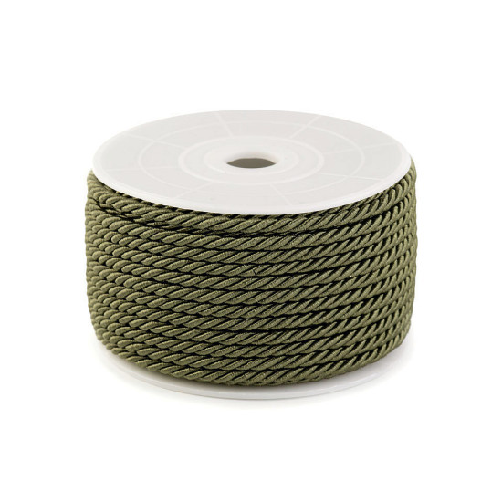 Twisted cord / string ø3 mm - Black (20 Meters) Twisted cord / string ø3 mm - Black (20 Meters)