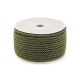 Twisted cord / string ø3 mm - Black (20 Meters) Twisted cord / string ø3 mm - Black (20 Meters)