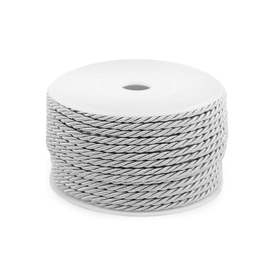 Twisted cord / string ø3 mm - Black (20 Meters) Twisted cord / string ø3 mm - Black (20 Meters)