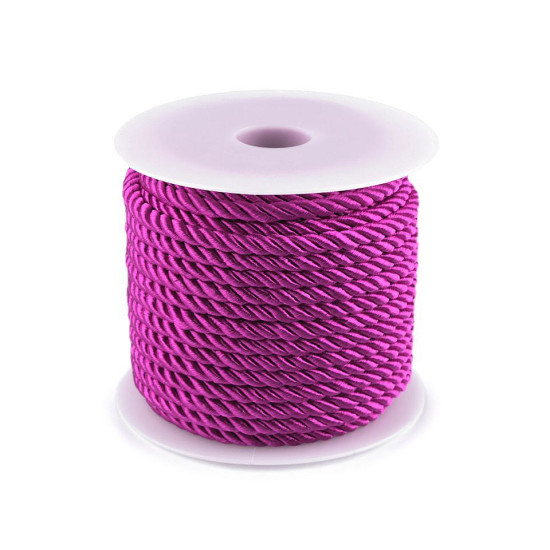 Šňůra kroucená ø5 mm - Černá (80 Metry) Šňůra kroucená ø5 mm - Černá (80 Metry)