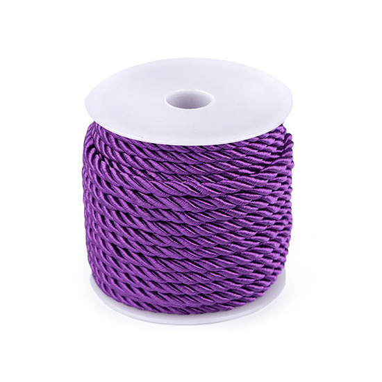 Šňůra kroucená ø5 mm - Černá (80 Metry) Šňůra kroucená ø5 mm - Černá (80 Metry)