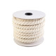 Twisted cotton cord / rope ø18 mm, macrame - Ecru light (10 Meters) Twisted cotton cord / rope ø18 mm, macrame - Ecru light (10 Meters)