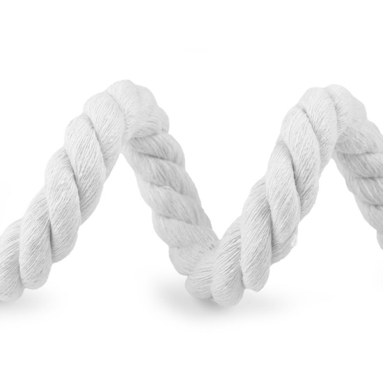 Twisted cotton cord / rope ø20 mm, macrame - Natural burlap (1 Meter) Twisted cotton cord / rope ø20 mm, macrame - Natural burlap (1 Meter)
