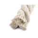 Twisted cotton cord / rope ø20 mm, macrame - Natural burlap (1 Meter) Twisted cotton cord / rope ø20 mm, macrame - Natural burlap (1 Meter)