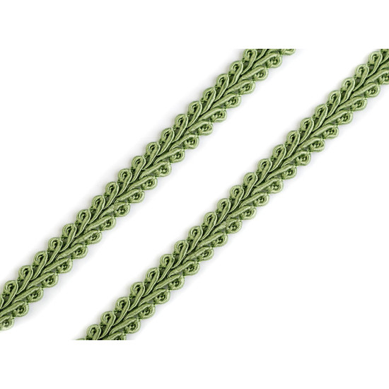 Gimp braid trim width 8 mm - Silver (75 Meters) Gimp braid trim width 8 mm - Silver (75 Meters)