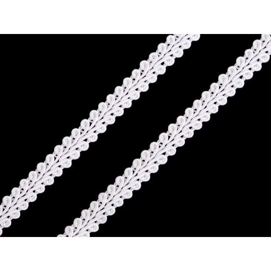 Gimp braid trim width 8 mm - Silver (75 Meters) Gimp braid trim width 8 mm - Silver (75 Meters)