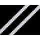 Gimp braid trim width 8 mm - Silver (75 Meters) Gimp braid trim width 8 mm - Silver (75 Meters)