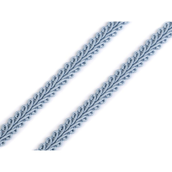 Gimp braid trim width 8 mm - Silver (75 Meters) Gimp braid trim width 8 mm - Silver (75 Meters)