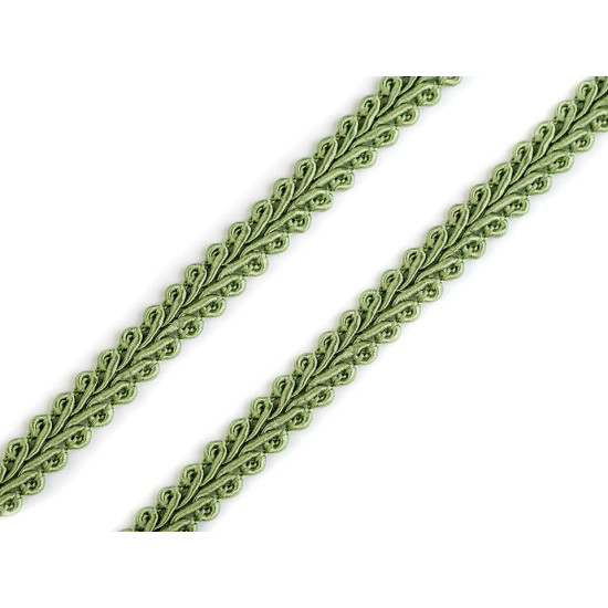 Gimp braid trim width 8 mm - Silver (75 Meters) Gimp braid trim width 8 mm - Silver (75 Meters)