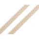 Gimp braid trim width 8 mm - Silver (75 Meters) Gimp braid trim width 8 mm - Silver (75 Meters)